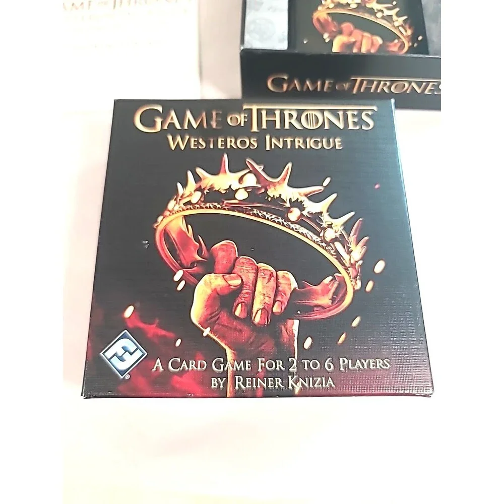 Game of Thrones Westeros Intrigue Card Game HBO TV Series Complete 2 To 6 Player